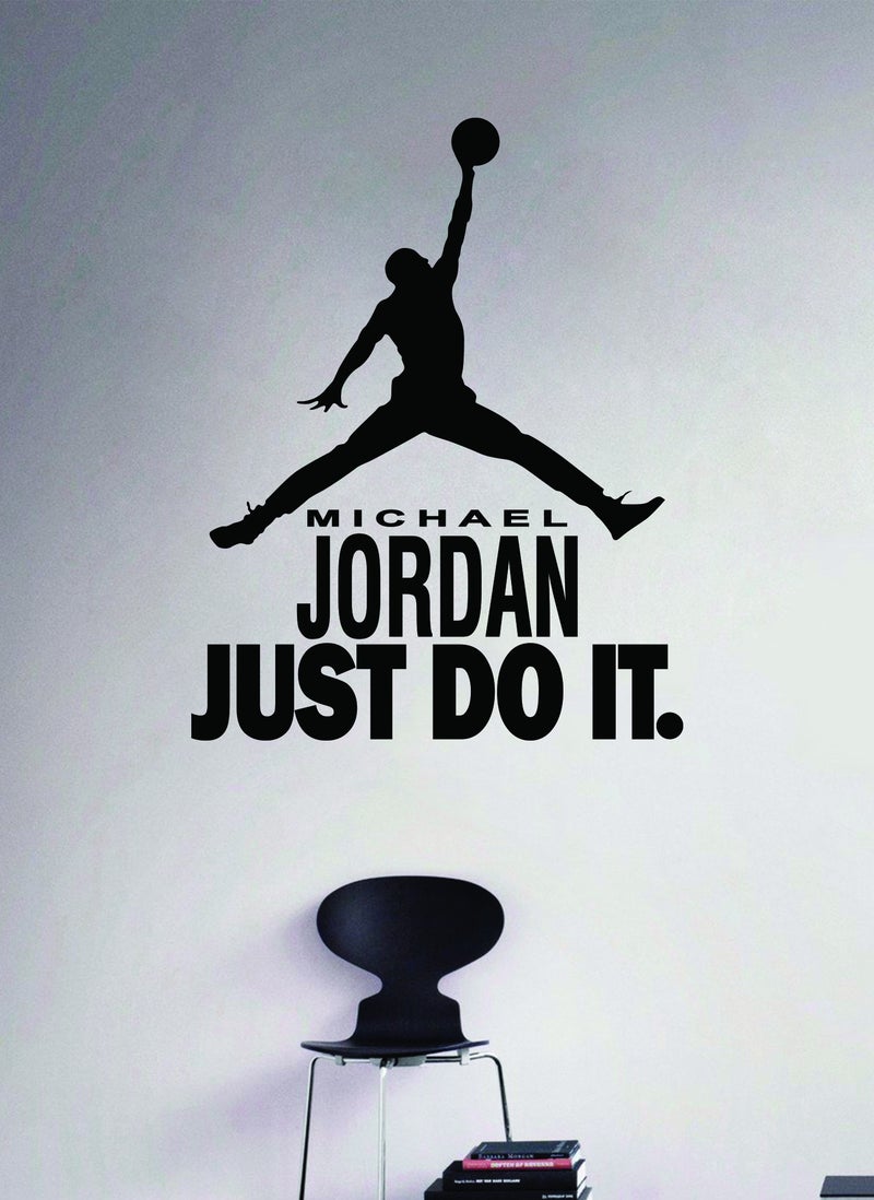 Spoil Your Wall Jordan Just Do It Quote  Wall Decal - Wall Arts Home Décor - Wall Sticker, 70x90 cm by Spoil Your Wall - Image 1