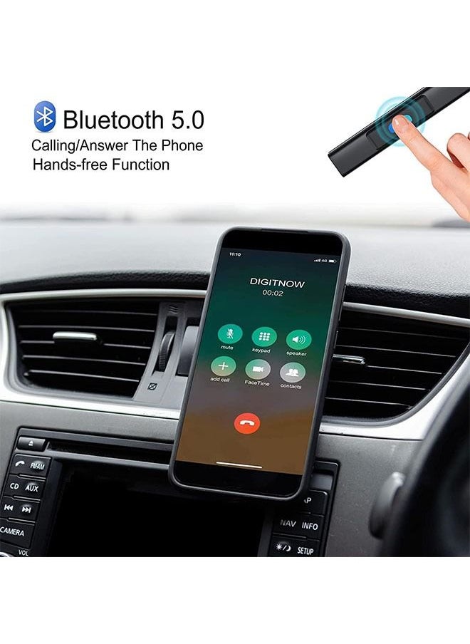 Arabest - Cassette Adapter, 5.0 MP3 Player, 3.7V Smartphone Converter, BT Cassette Adapter for Car Stereo, Wireless Cassette Auxiliary Adapter, Bluetooth Hands-Free, 120mah Battery Capacity for Home/Car (Black) - Image 1