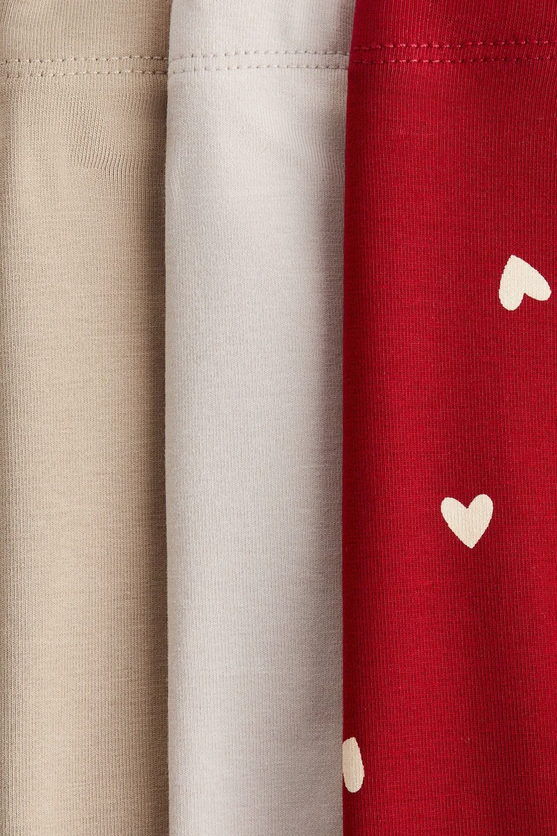 H&M 3-pack cotton jersey leggings