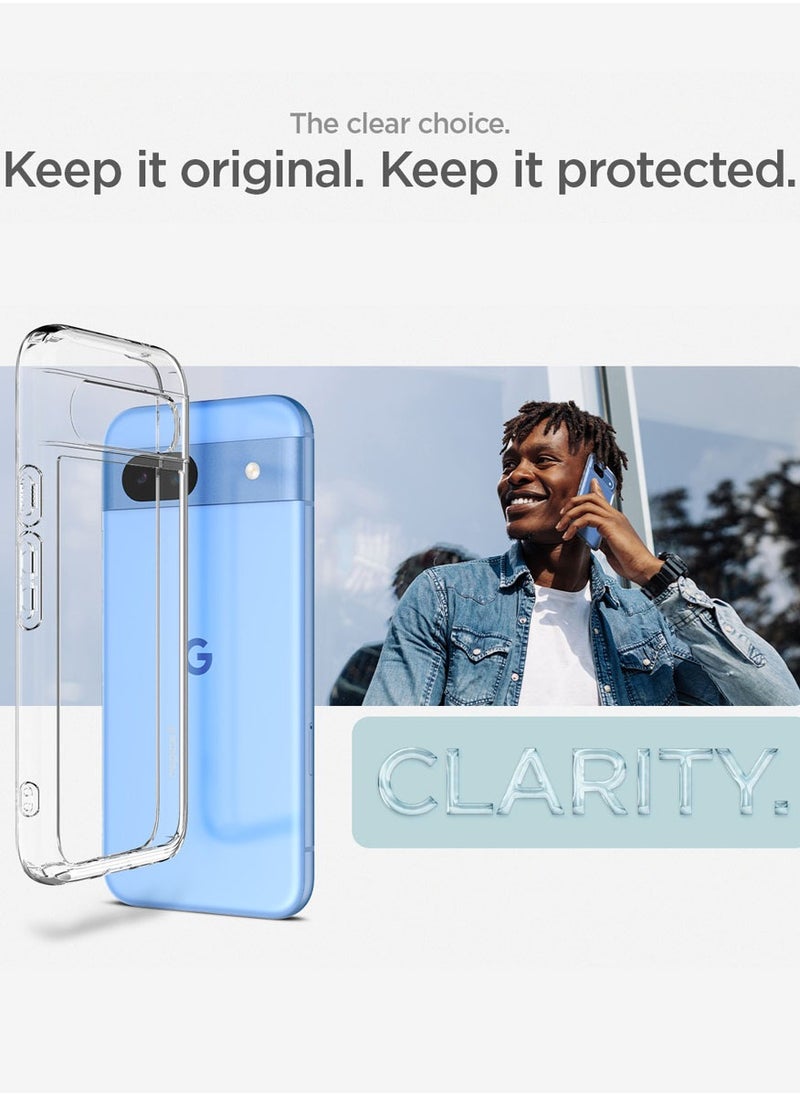 Spigen - Ultra Hybrid Google Pixel 8a Case Cover - Crystal Clear - Image 1
