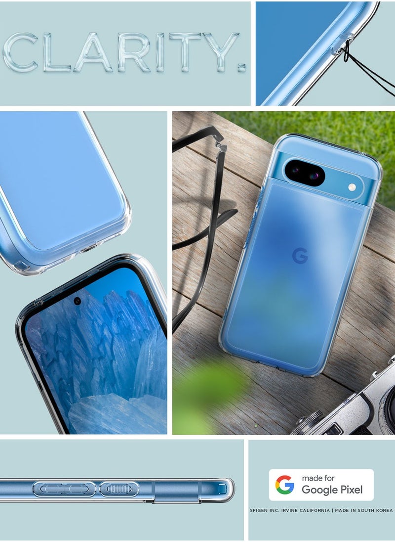 Spigen - Ultra Hybrid Google Pixel 8a Case Cover - Crystal Clear - Image 1