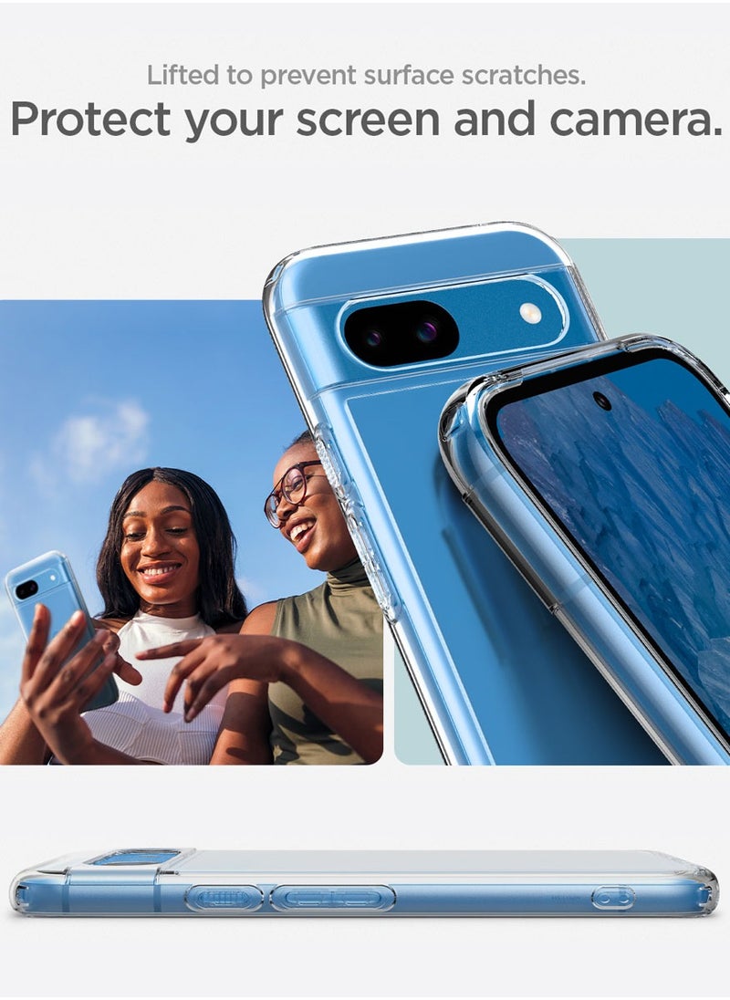 Spigen - Ultra Hybrid Google Pixel 8a Case Cover - Crystal Clear - Image 1