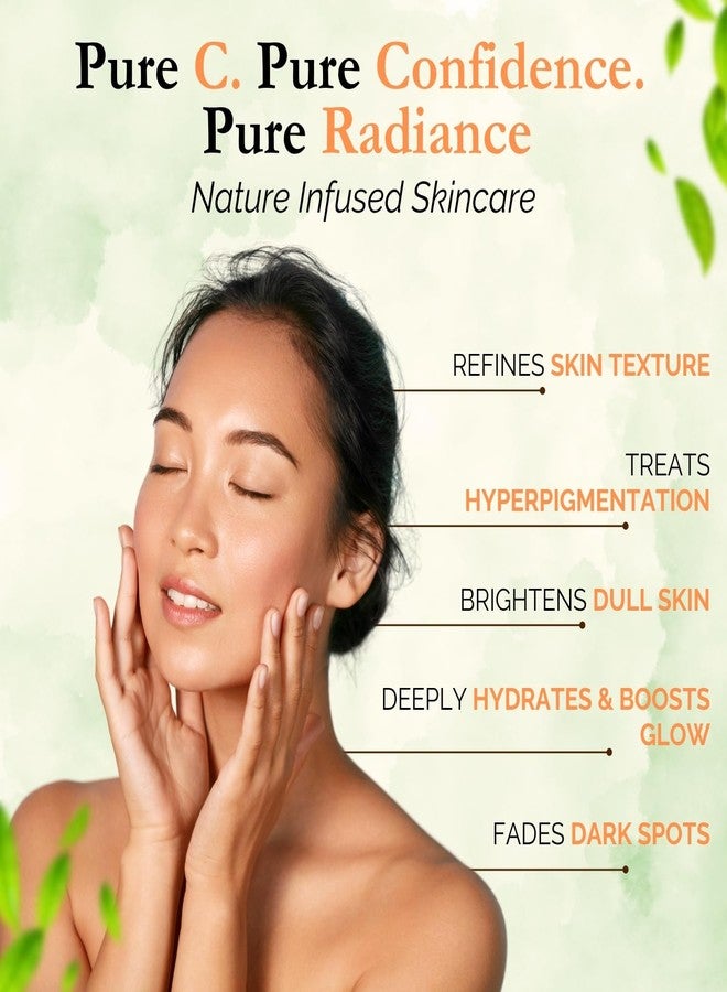 Exotic Aromas 10% Vitamin C & Ceramide Brightening Face Serum, Reduces Dark Spots, Non Sticky Formula- 30 ML - Image 4