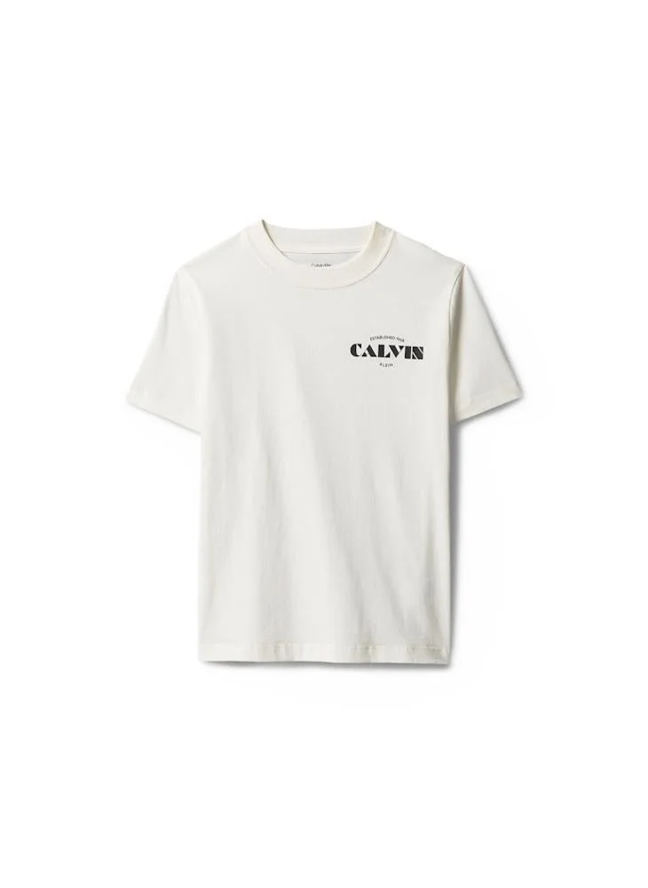 Calvin Klein Jeans Logo Graphic Crew Neck T-Shirt