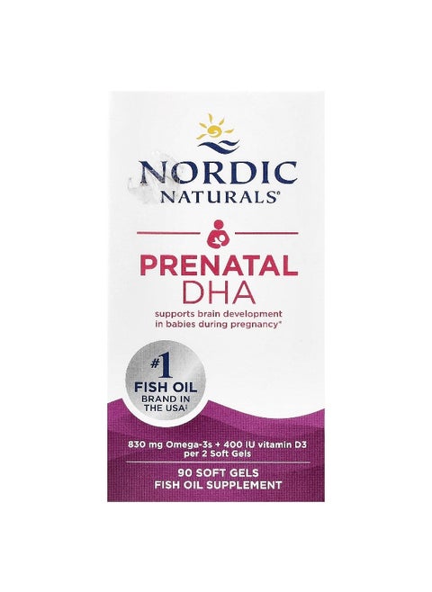Nordic Naturals, Prenatal DHA, 90 Soft Gels