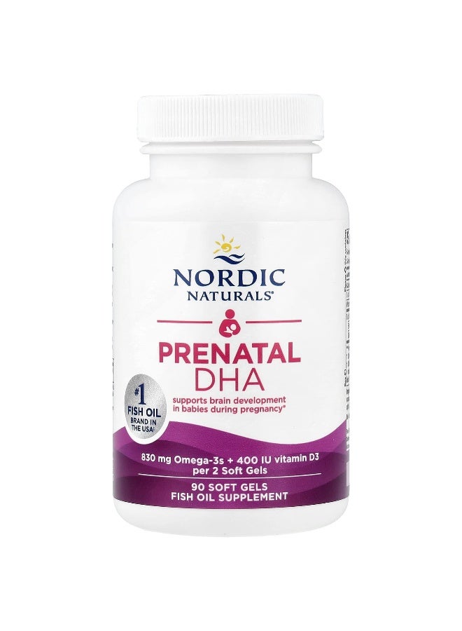 Nordic Naturals, Prenatal DHA, 90 Soft Gels