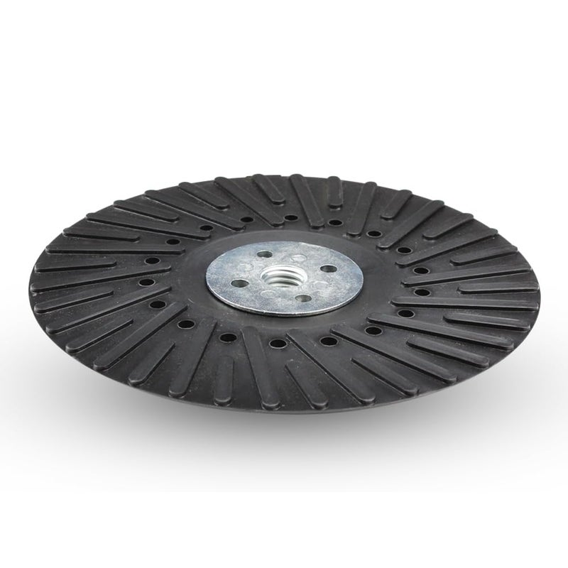 BHA قرص طحن بزاوية BHA مع وسادة دعم مضلعة لقرص الألياف الراتنجية، 7" x 5/8" x 11 - Image 3