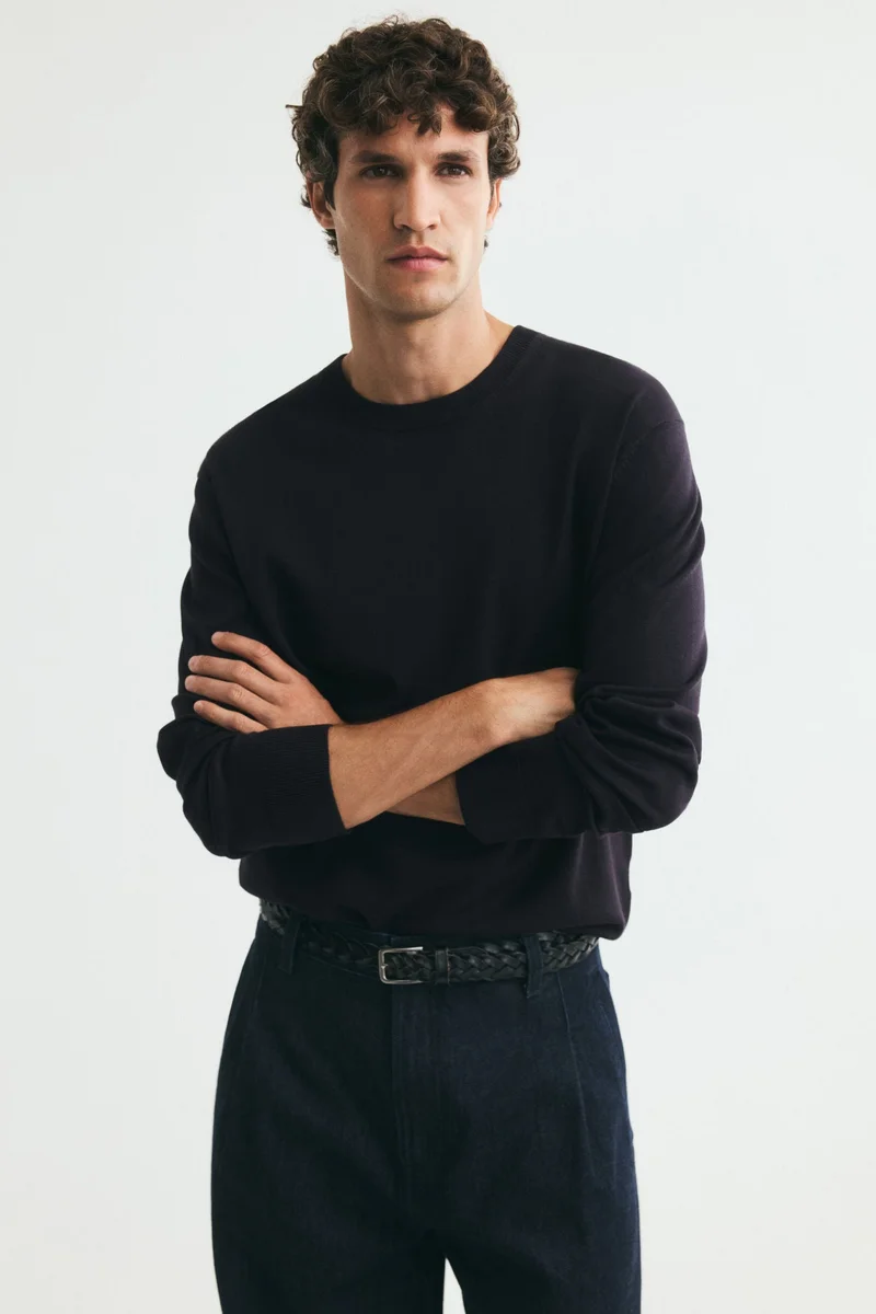 H&M Regular Fit Fine-knit jumper