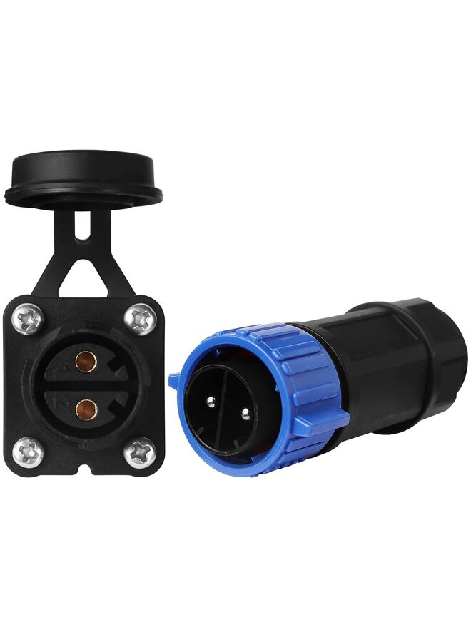 Generic Trolling Motor Plug Receptacle Set, 12V/24V/ 36V/48V Plug for Trolling Motor/Down Rigger/Fishing Reel Marine Boat DC Power Connector Trolling Motor Plug And Socket - Image 1