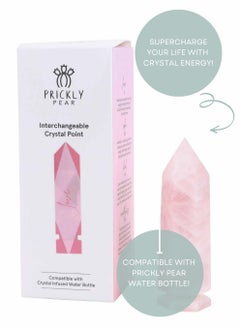 Prickly Pear Prickly Pear Rose Quartz Interchangeable Crystal Point - High-Quality Rose Quartz Crystal for Interchangeable Use  - Image 1