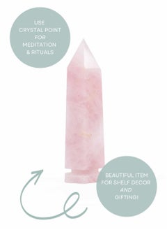 Prickly Pear Rose Quartz Interchangeable Crystal Point - High-Quality Rose Quartz Crystal for Interchangeable Use - pzsku/Z2FE9F5A7E8861B6ED34AZ/45/_/1664138233/c936f3a4-e95b-4d30-abfe-4b0519c9f3b5