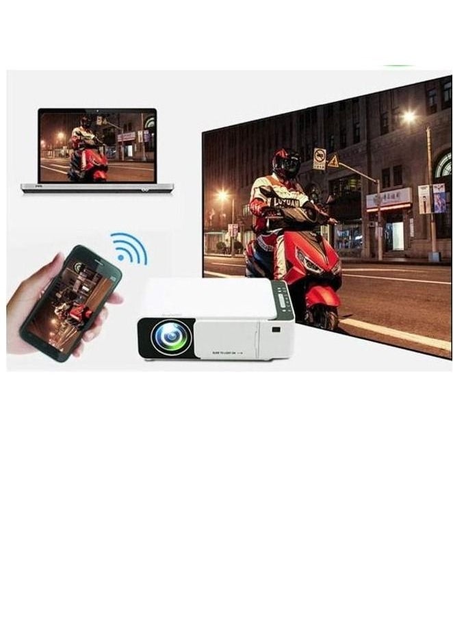 borrego - Borrego T5 Ultra Portable WIFI LED Mini Projector 2200 Lumens 30K Hours Multicolor - Image 1