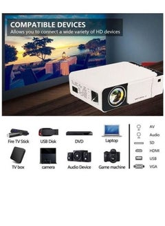 borrego Borrego T5 Ultra Portable WIFI LED Mini Projector 2200 Lumens 30K Hours Multicolor  - Image 2