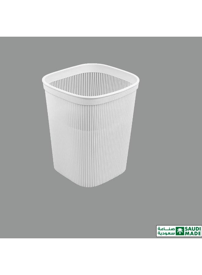 سي او أرماء سلة مهملات بلاستيك أنيقة بتصميم متعدد الاستخدامات لغرفة النوم والحمام والمكتب والمطبخ  سعة 14 لتر - Image 2