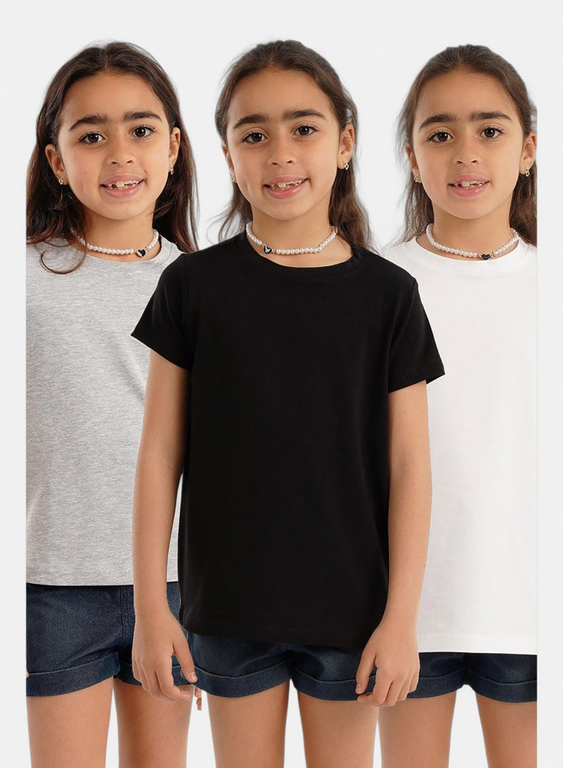Carina Pack of 3 Girly Short Sleeves Top - Image 3