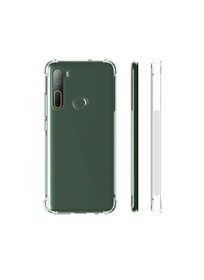 TEAM LUXURY - حافظة شفافة رقيقة من TPU السليكوني الناعم لهاتف HTC U20 - Image 1