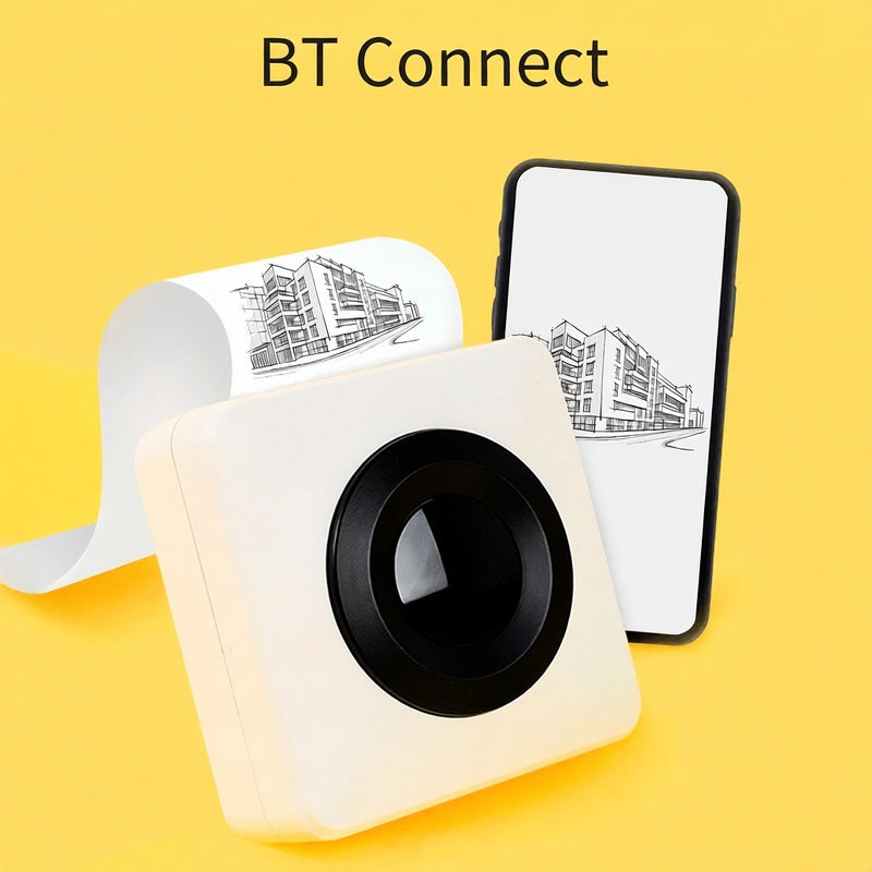 PAPERANG P3 Mini Pocket Photo Printer Portable Thermal Printing Machine Wireless BT Connection for Picture Lable DIY Handcraft List Meno Notes Journal Receipt Paper Instant Printer Sticker with 1 - Image 5