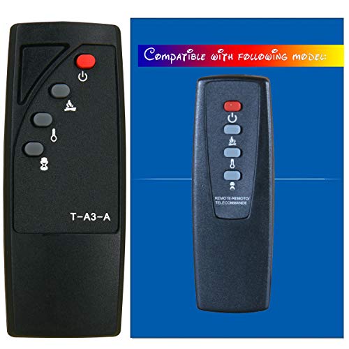 RCECAOSHAN Replacement for Twin Star ClassicFlame Classic Flame Electric Fireplace Stove Heater Infrared Remote Control 18EF023GRA 18EF023SRA 23EF023GRA 23EF023SRA 25EF023GRA 26EF023GRA - Image 1