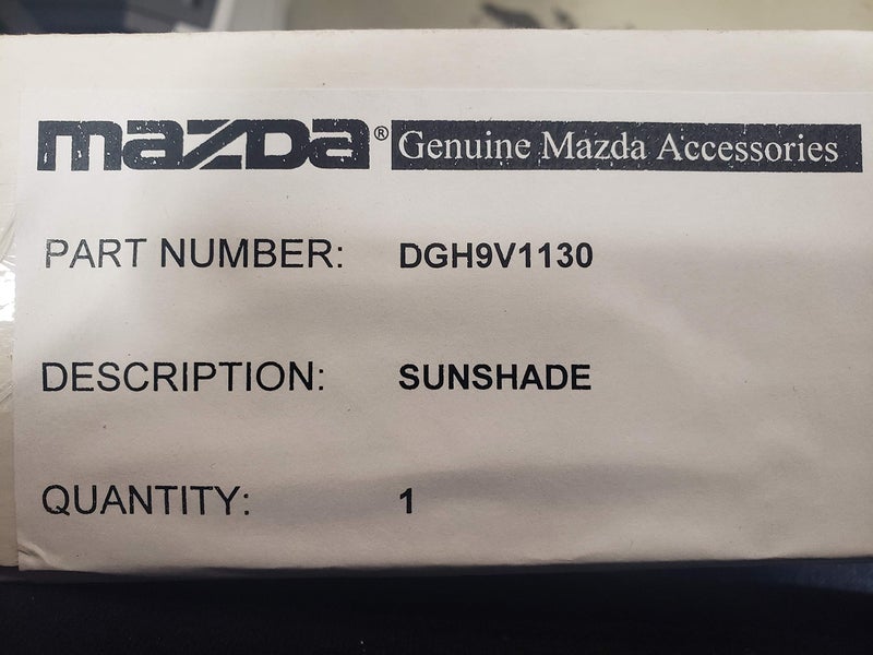 Mazda Windshield Sunscreen - DGH9-V1-130 - Image 3