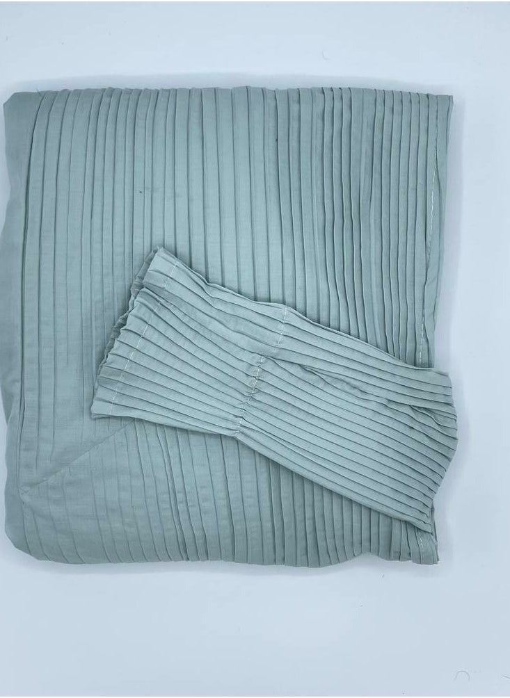 A prayer sheet of the type of robe with an attached veil and slits that add to its beauty and elegance