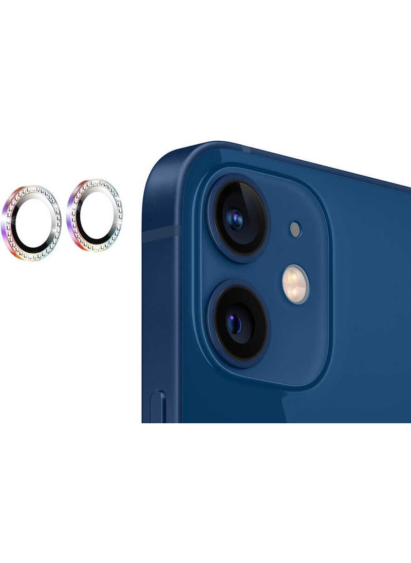 Rona Store iPhone 11 Compatible Zore Cl-06 Camera Lens Protector-Colorful 