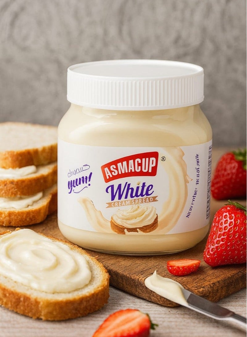 ASMACUP White Chocolate Spread 350 g Healthy Product - Image 1