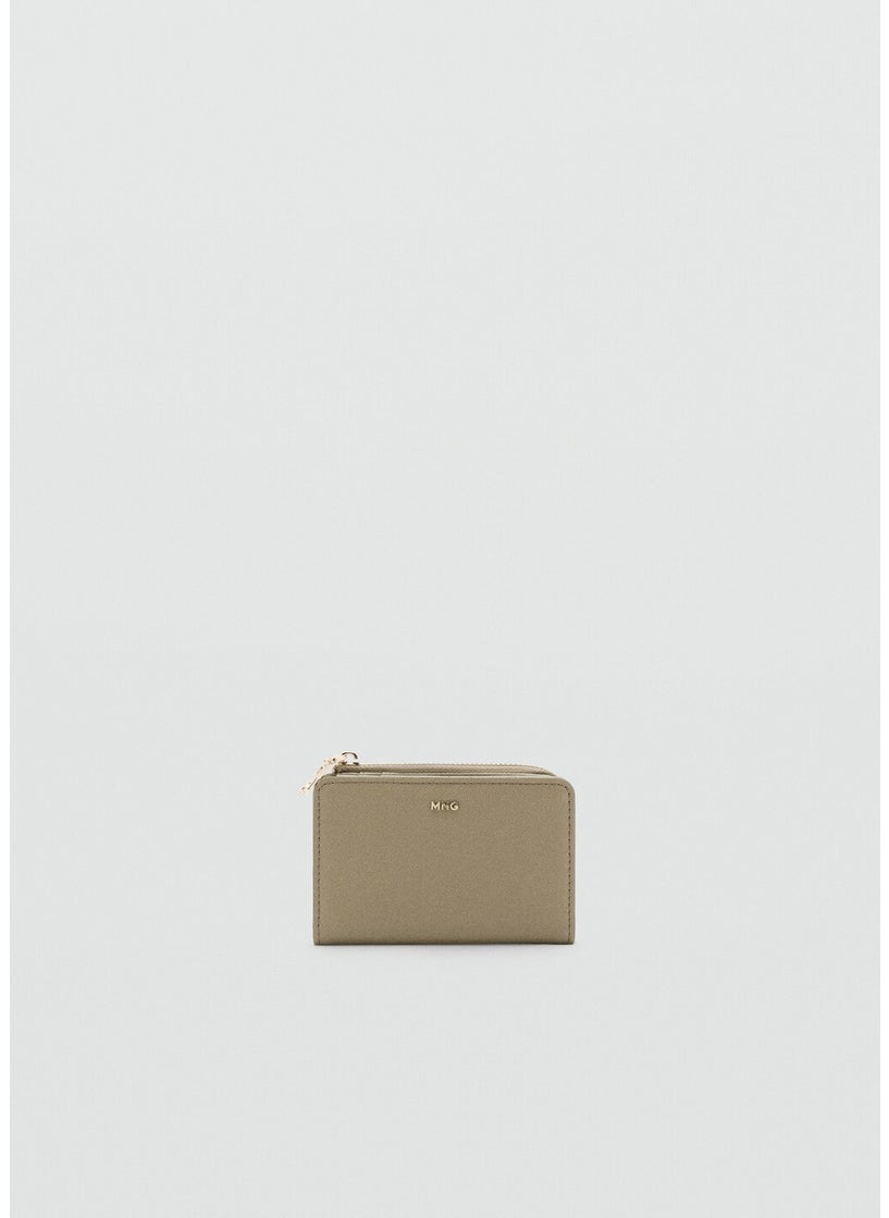 MANGO Safiano Effect Flap Wallet  - Image 1