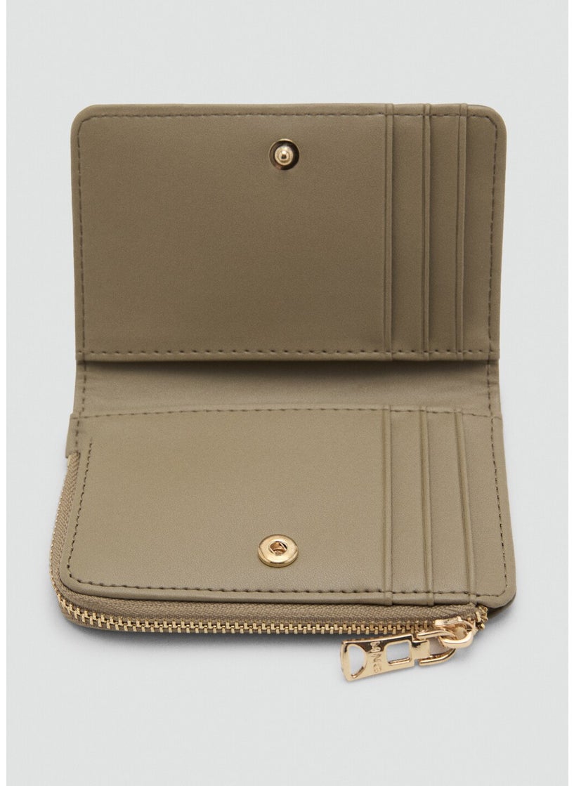 MANGO Safiano Effect Flap Wallet  - Image 3