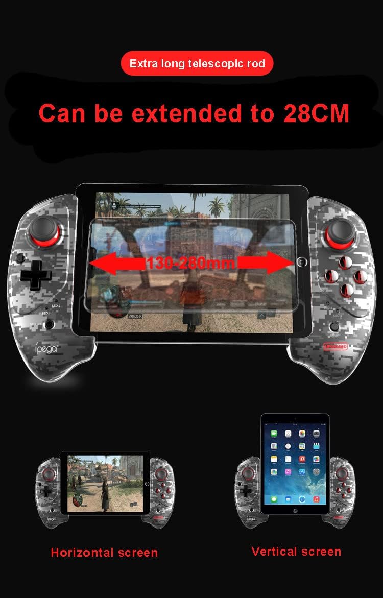 Ipega -PG-9083A Game joystick MFI Wireless 5.0 Smart PUBG Mobile Game Controller Retractable for iOS(13.0 above system)/Android(6.0 above system) Mobile Smartphone Tablet/PC /PS3 - Image 4