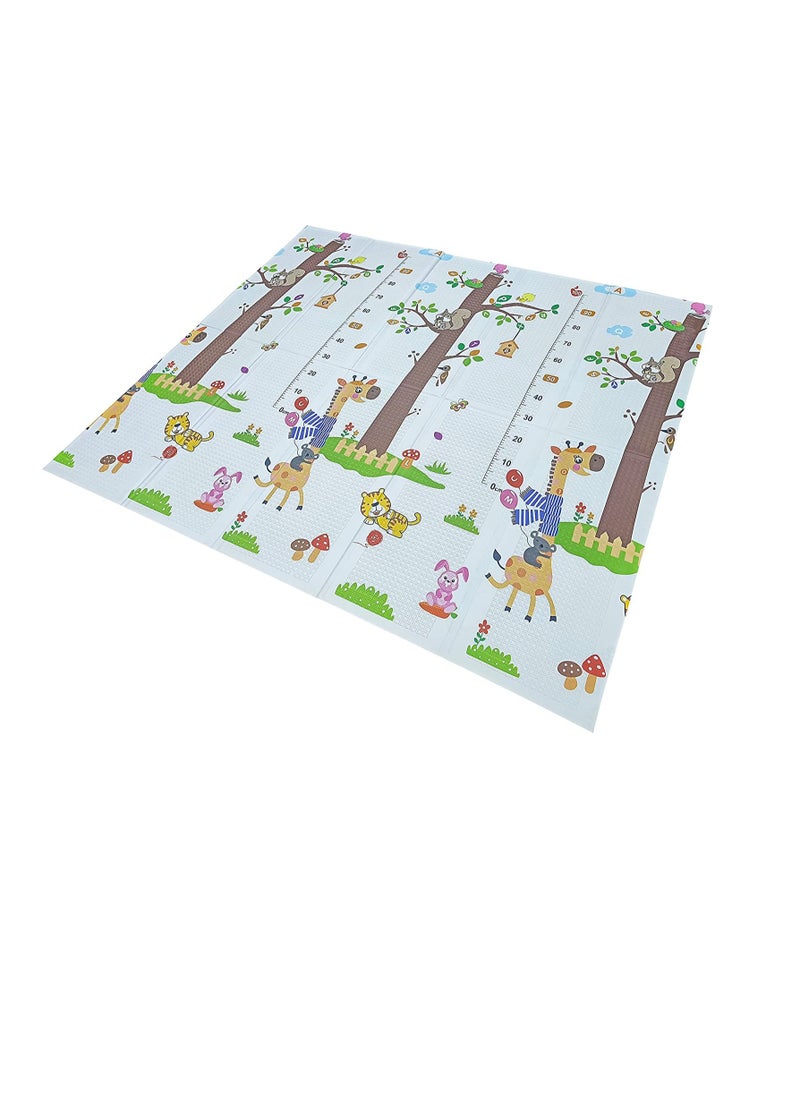 Junior Kingdom - Junior Kingdom Play Mat (200cm X 180cm X 1.5cm) Playmat Baby Play Mat for Floor Play Babies Extra Thick Crawling Mat for Kids Water Proof and Reversible Large Soft for Toddler - Image 1