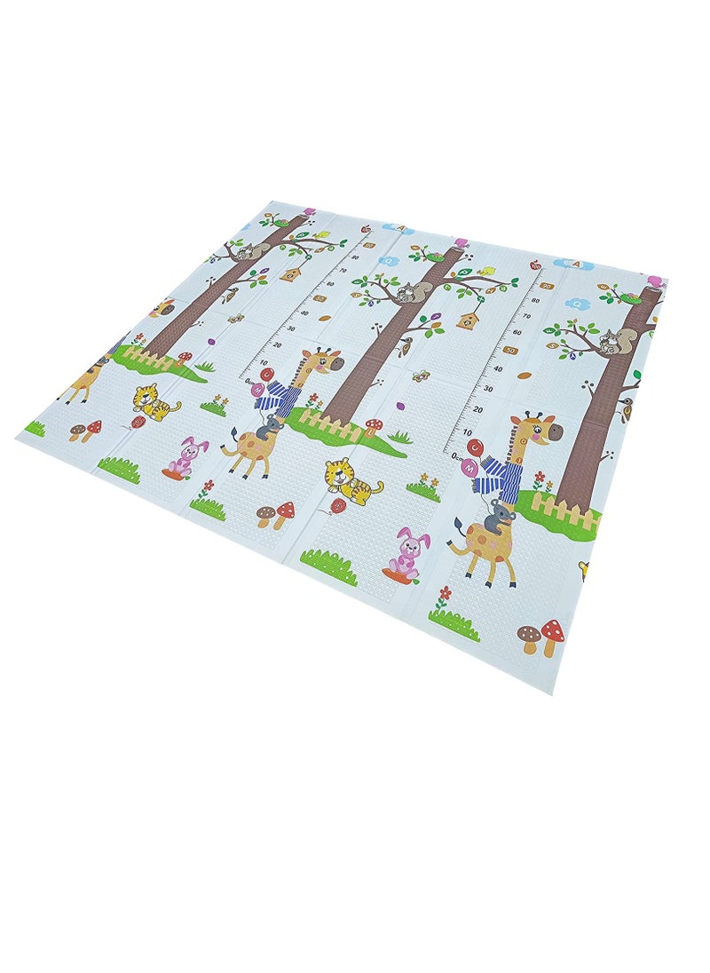 Junior Kingdom - Junior Kingdom Play Mat (200cm X 180cm X 1.5cm) Playmat Baby Play Mat for Floor Play Babies Extra Thick Crawling Mat for Kids Water Proof and Reversible Large Soft for Toddler - Image 1