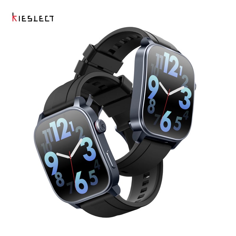 KIESLECT KS3 Smart Watch AMOLED Display Bluetooth Calling Fitness Tracker Heart Rate Sleep Monitoring Customizable Watch Faces Black - Image 3
