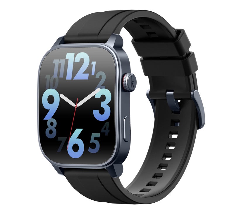 KIESLECT KS3 Smart Watch AMOLED Display Bluetooth Calling Fitness Tracker Heart Rate Sleep Monitoring Customizable Watch Faces Black - Image 1