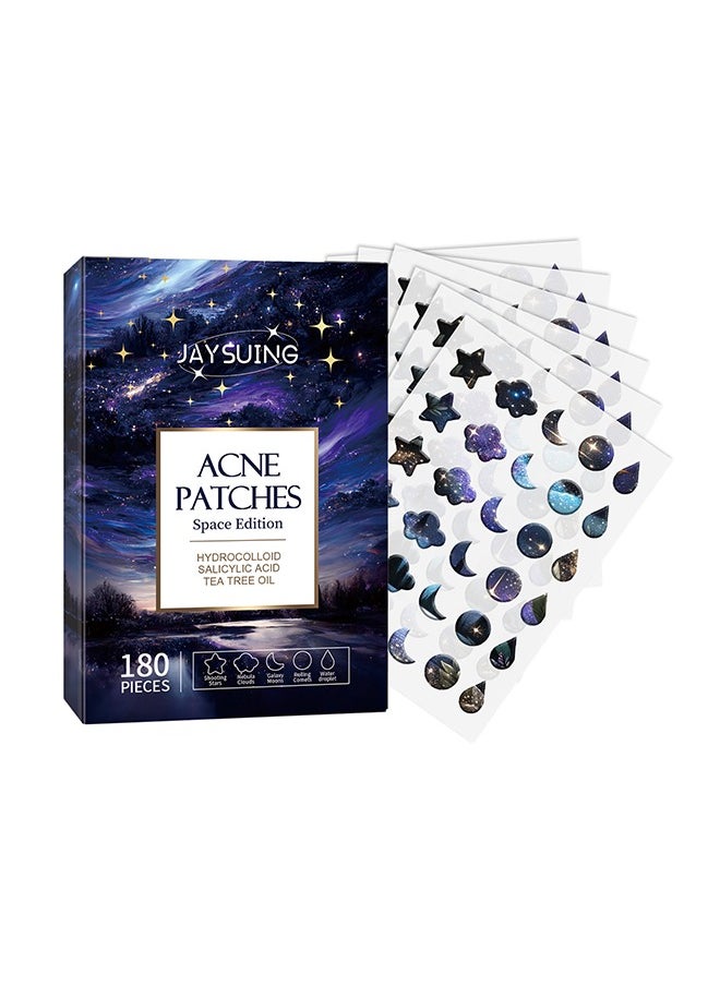 Jaysuing 180Pcs Acne Patch,Hydrocolloid Acne Patches for Covering Zits and Blemishes, Cute Spot Stickers for Skin Care  - Image 1