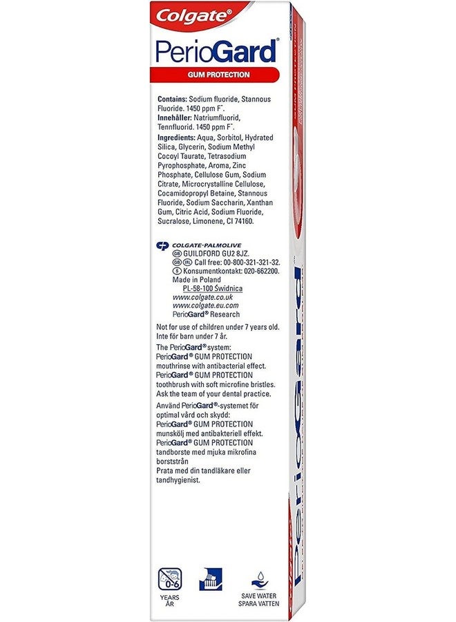 كولجيت معجون أسنان كولجيت لحماية اللثة بيروجارد 90 جرام/3.2 أونصة يساعد على مكافحة البلاك بتركيبة مزدوجة الفعالية تساعد في الحفاظ على صحة اللثة - Image 1