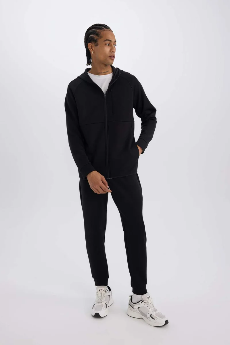 ديفاكتو DeFactoFit Slim Fit Leg Scuba Diver Fabric Joggers