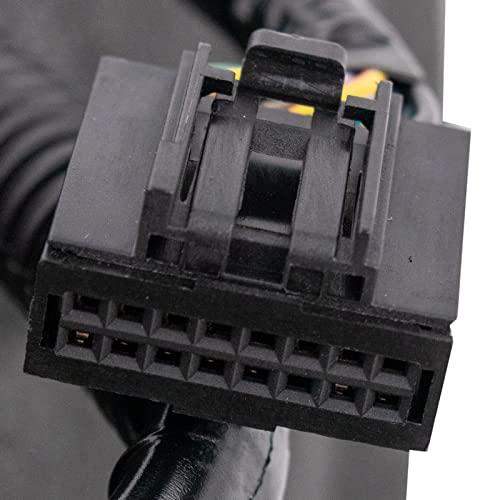 TRQ Left Mirror Power Folding with Smooth Black Cover Drivers Side Compatible with 2015-2017 Ford Expedition FO1320506 - Image 3