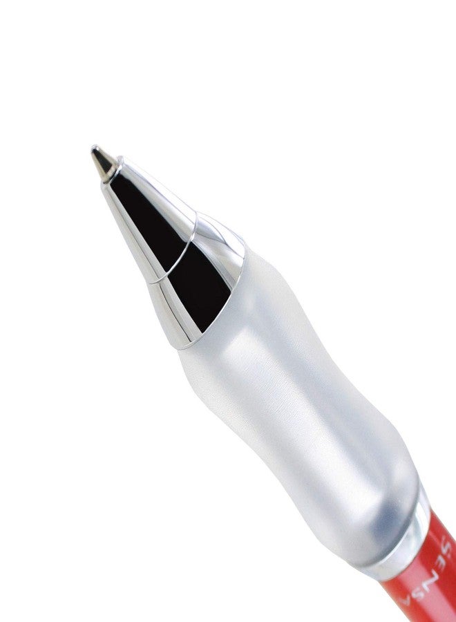 Sensa Classic Retractable Ballpoint Pen (Garnet Burgundy Ball Point) - Image 3