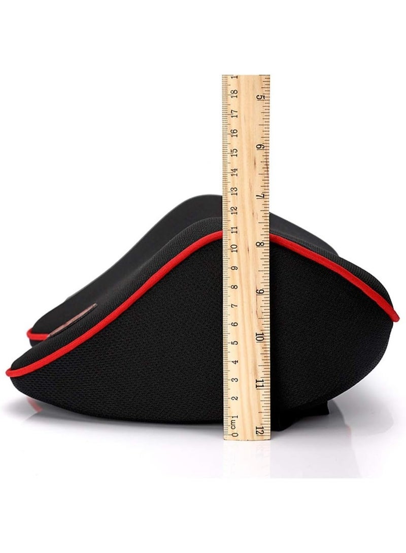 Arabest Softness Car Headrest Pillow for Driving with Adjustable Strap Super Comfy Car Headrest Pillow Memory Foam & Breathable Removable Cover, Ergonomic Design Travel Car Neck Pillow (Black,2 Pack) - Image 5