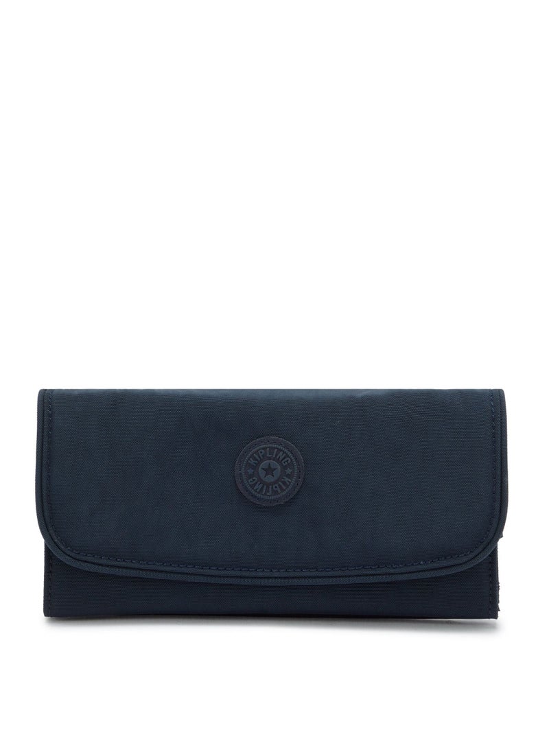 kipling Money Land Blue Bleu 2 Large Wallet  - Image 1