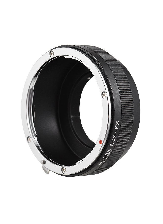 Fotga - FOTGA Manual Lens Mount Adapter Ring Aluminum Alloy for Canon EOS EF/EFS Mount Lens to Fuji X-Pro1/X-E1/X-E2/X-A1/X-M1/X-T1 X-Mount Mirrorless Camera - Image 1