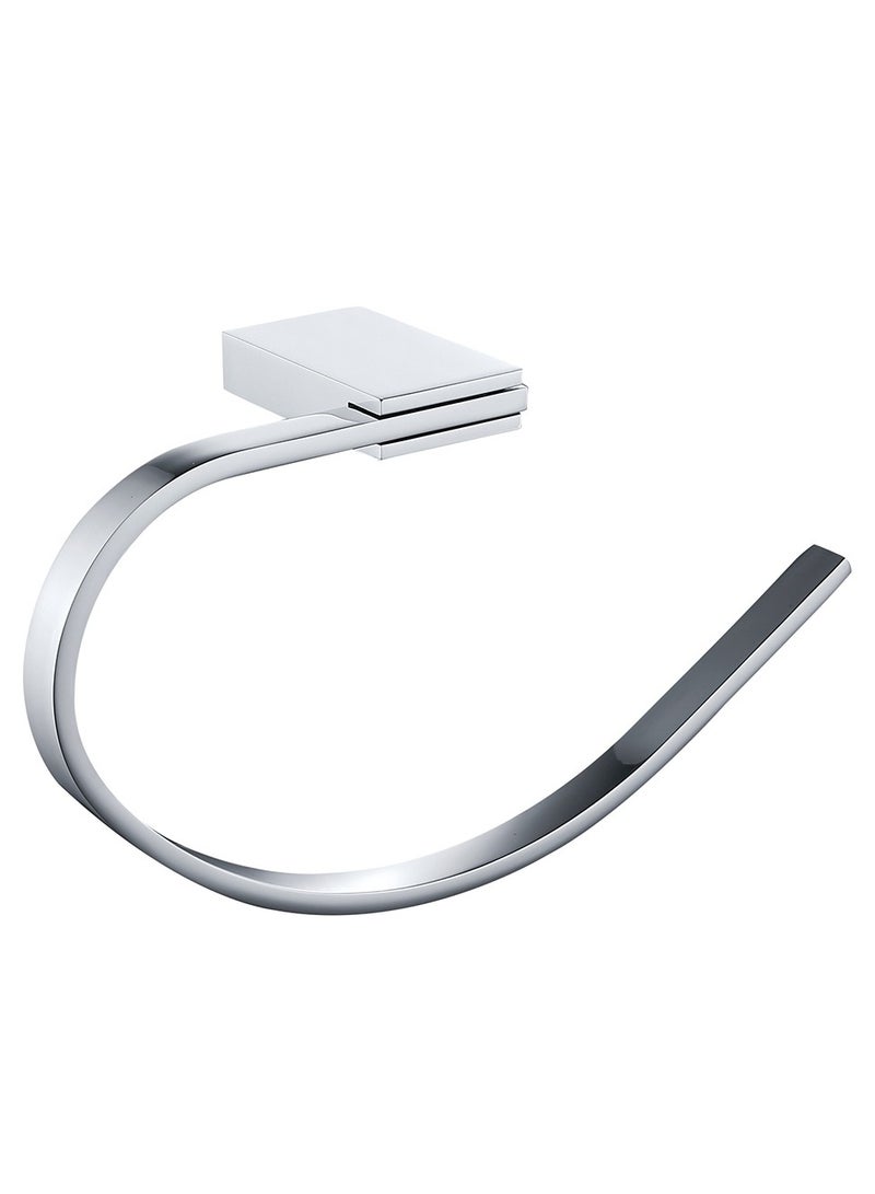 Casa Milano Krypto U Shape Towel Ring Chrome - Image 1