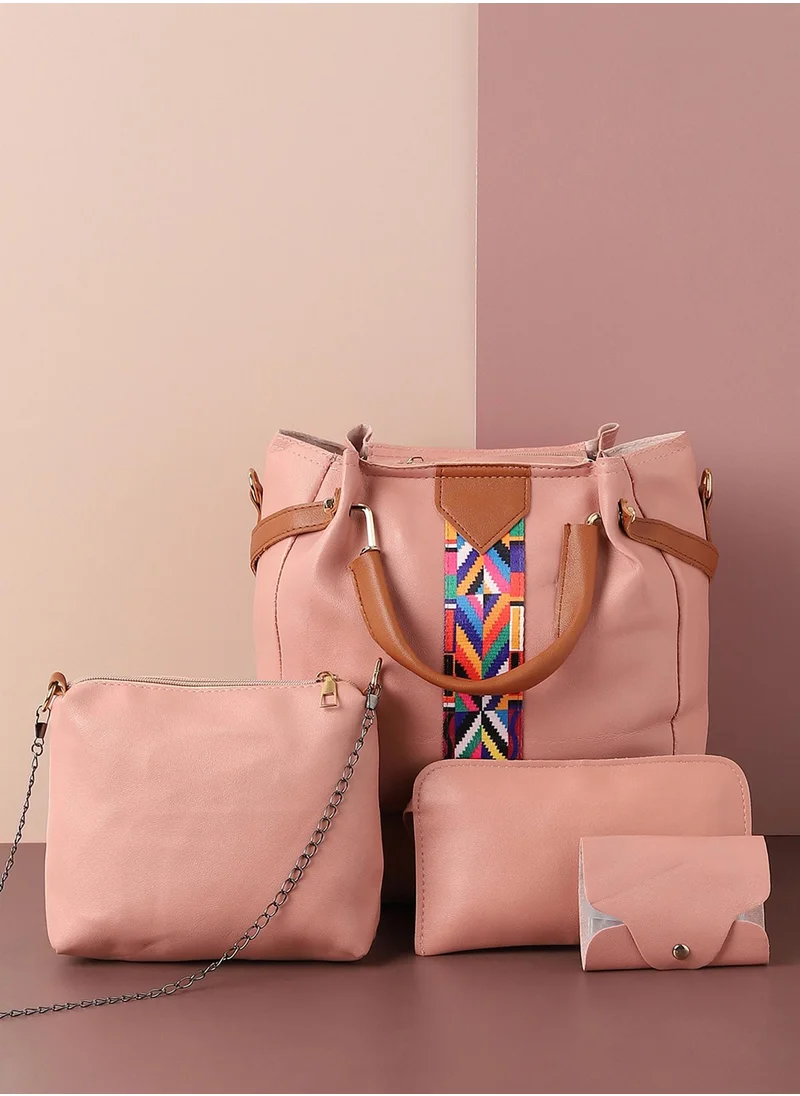 صوص هاوت Bianca Pink Handbag & Pouch
