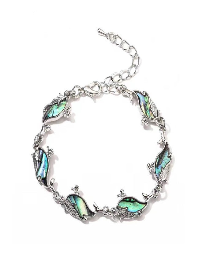 KunBead Whale Charm Shell Bracelet for Women Adjustable Bracelets - Image 1