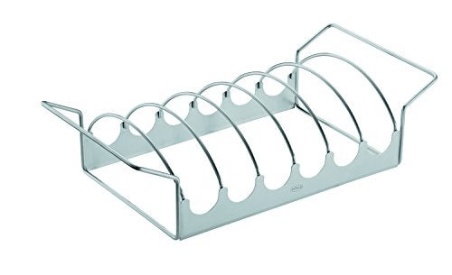 Rosle RÃƒÂ¶sle Stainless Steel 17-inch Large Barbeque Rib/Roast Rack - Image 1