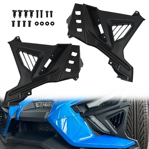 CPOWACE Lower Accent Panel Kit Front Daytime Running Light Panels Compatible with Polaris Slingshot SRSLSLRGT 2020 2021 2022 2023 Accessories Replace 54544025454401 - Image 1