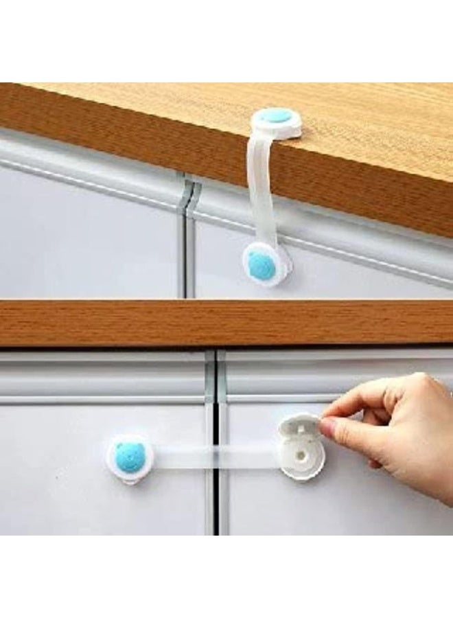 2-Piece Flexible Silicone Child Safety Locks - For Refrigerators, Drawers, and Cabinets - Image 3
