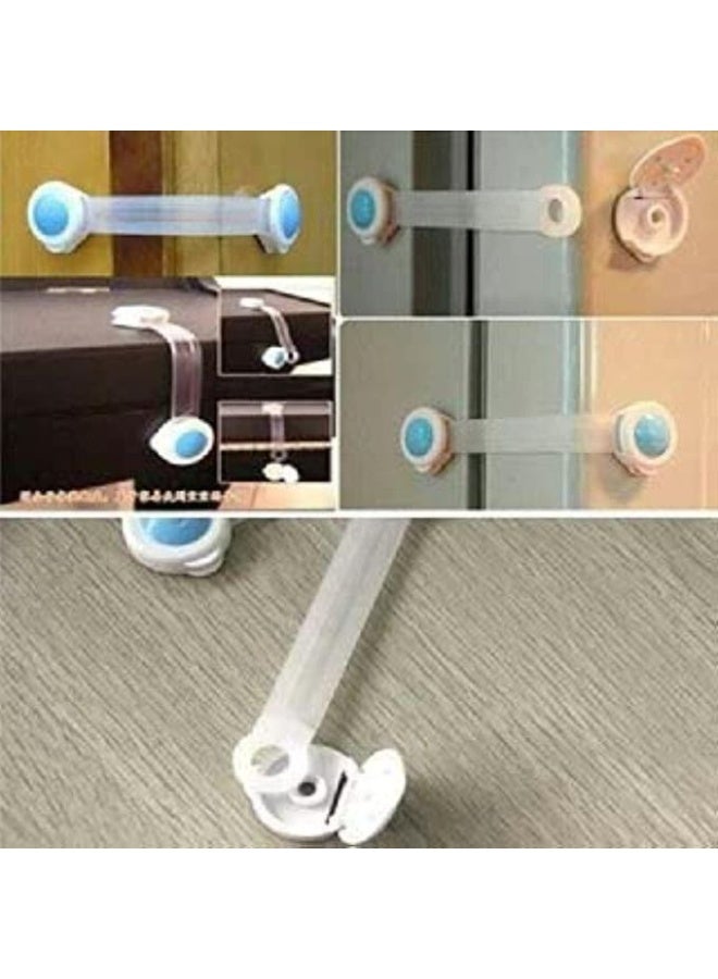2-Piece Flexible Silicone Child Safety Locks - For Refrigerators, Drawers, and Cabinets - Image 4