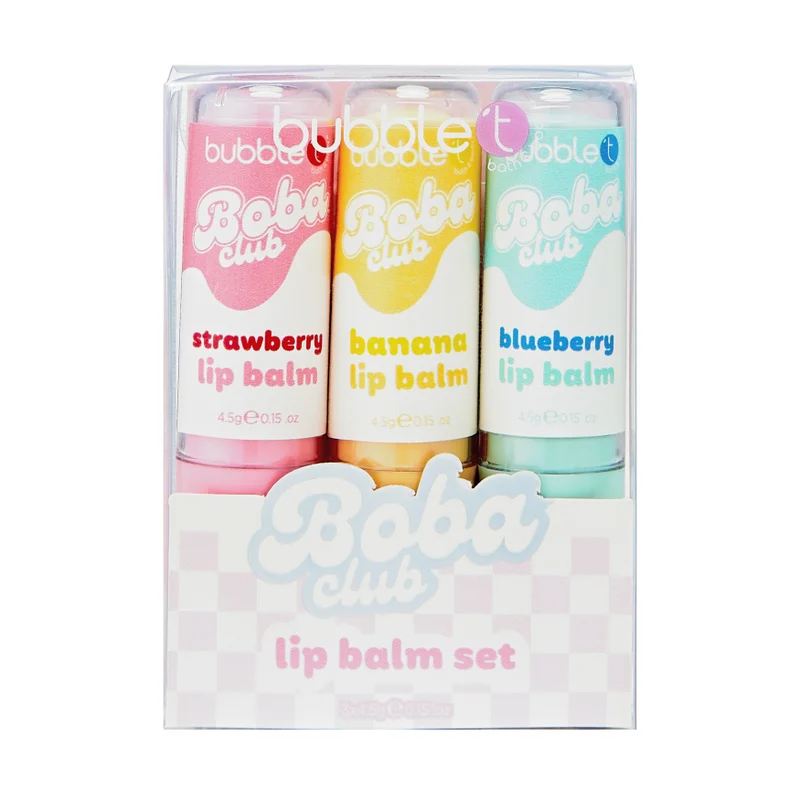 Bubble T Lip Balm Set