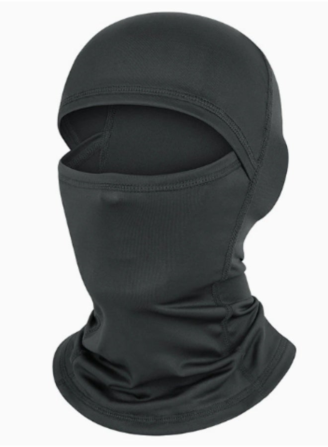 virenia 2-Pack Breathable Full Face Mask – Black & Grey – for Skiing, Motorcycle, Running & UV Protection – Lightweight & Durable - Image 2
